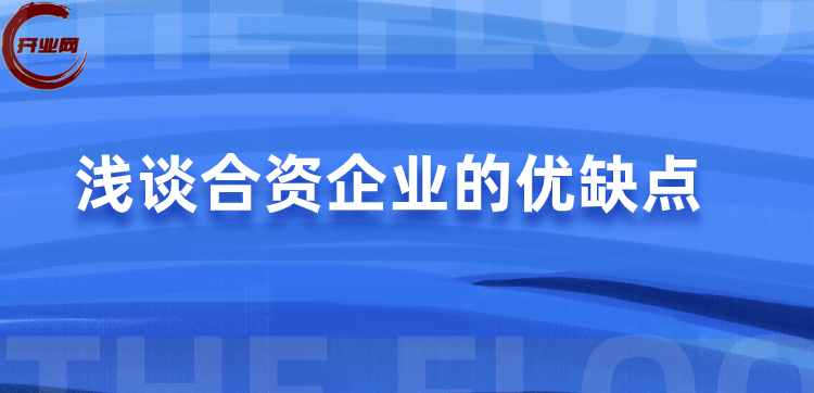 浅谈合资企业的优缺点